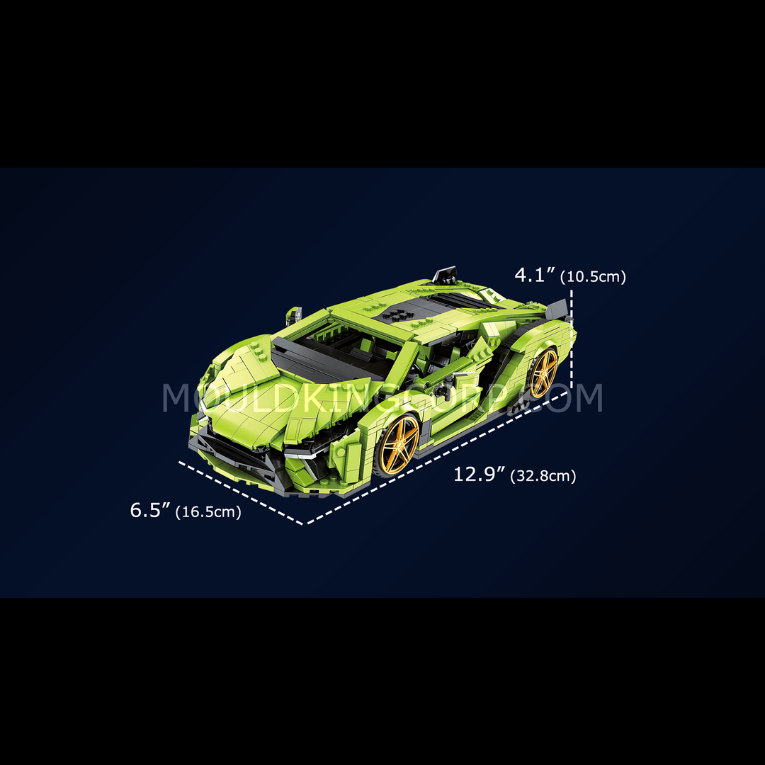 Mallenkoning 10011 Italiaanse Bull SAI Sportwagen Modelbouwset | 1.168 Sets