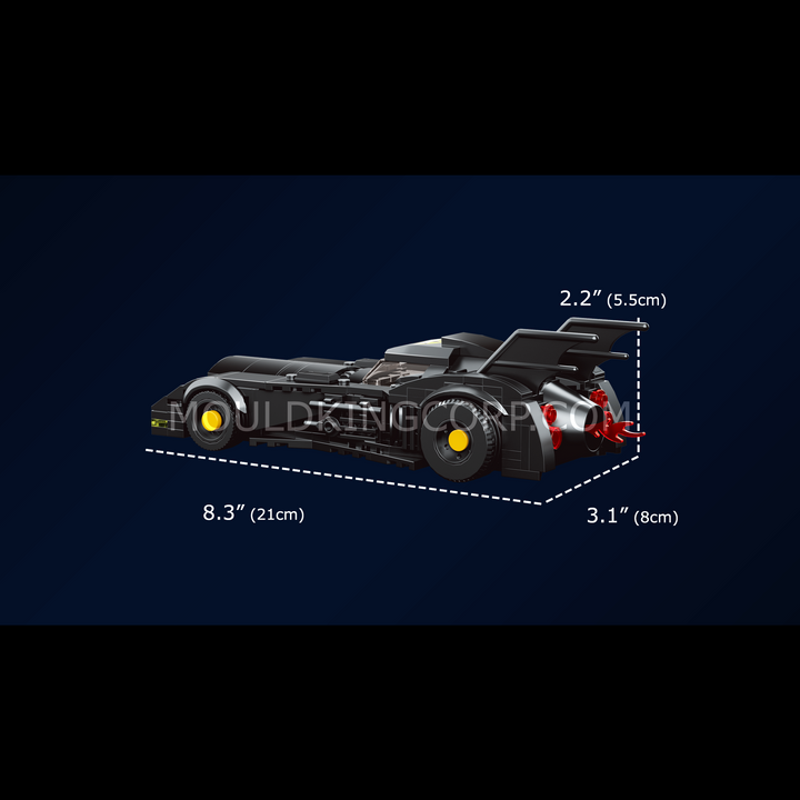 Mould King 10020 Dark Knight Edition Automobile Building Kit | 407 PCS