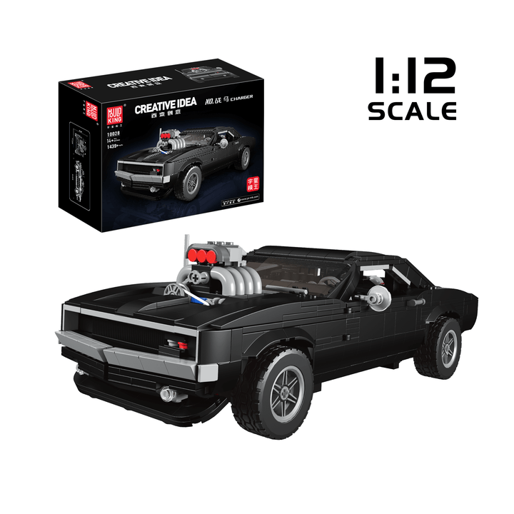 Mould King 10028 Charger American Muscle Car Building Kit | 1,439 PCS