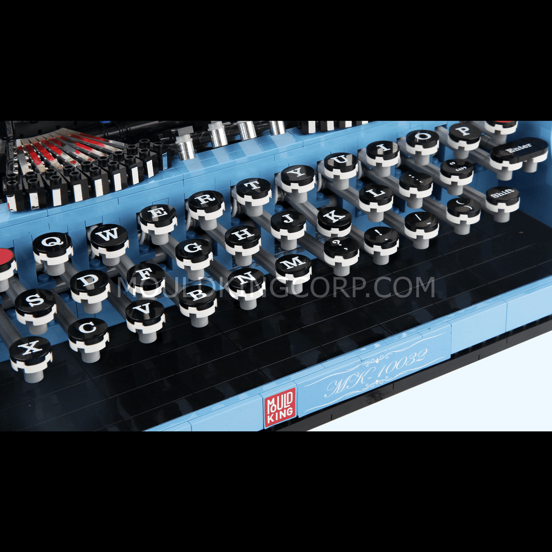 MOULD KING 10032 Retro Typewriter Building Toy Set | 2,139 PCS