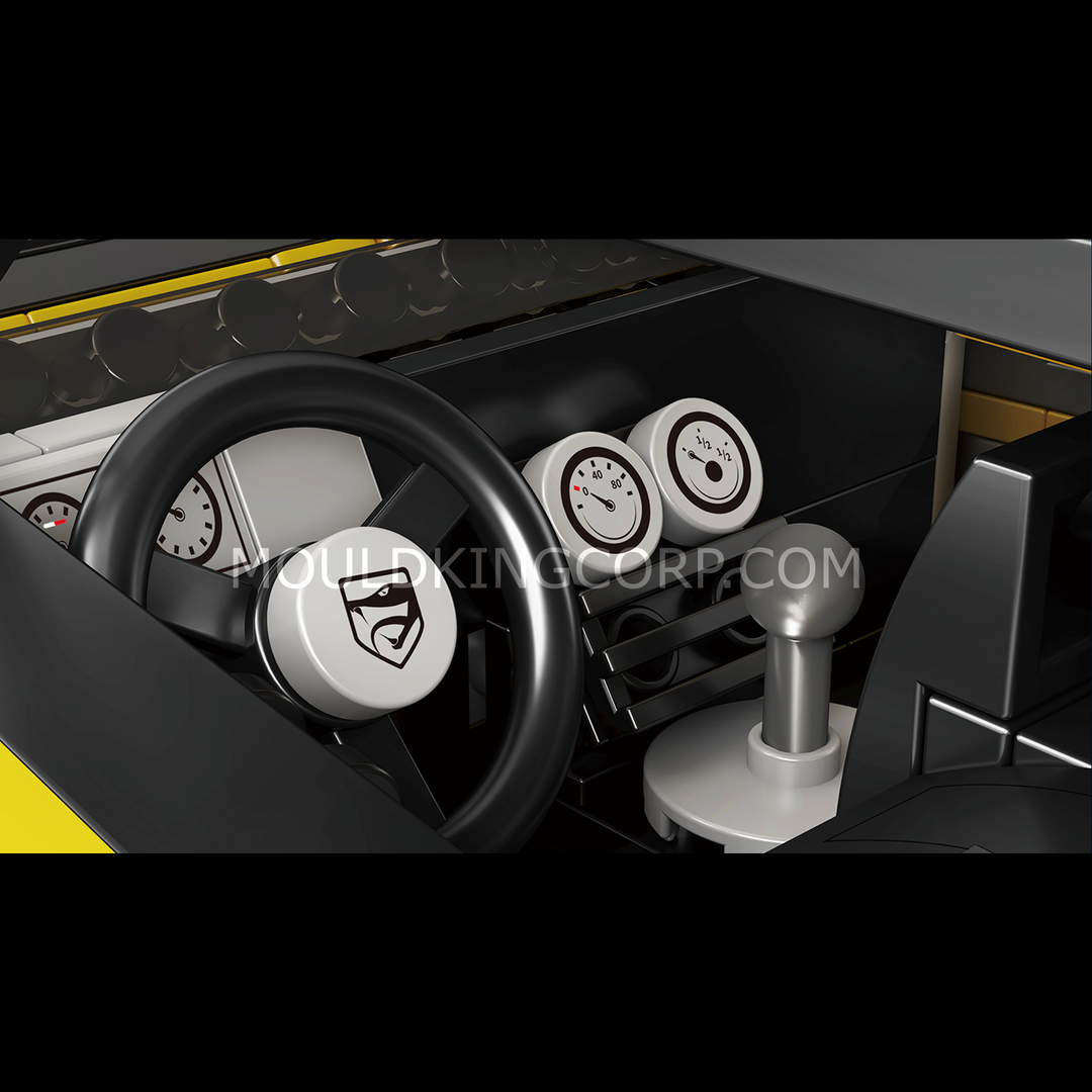 Mallenkoning 10046S D. Viper Sportwagen Bouwset | 1.373 Stuks
