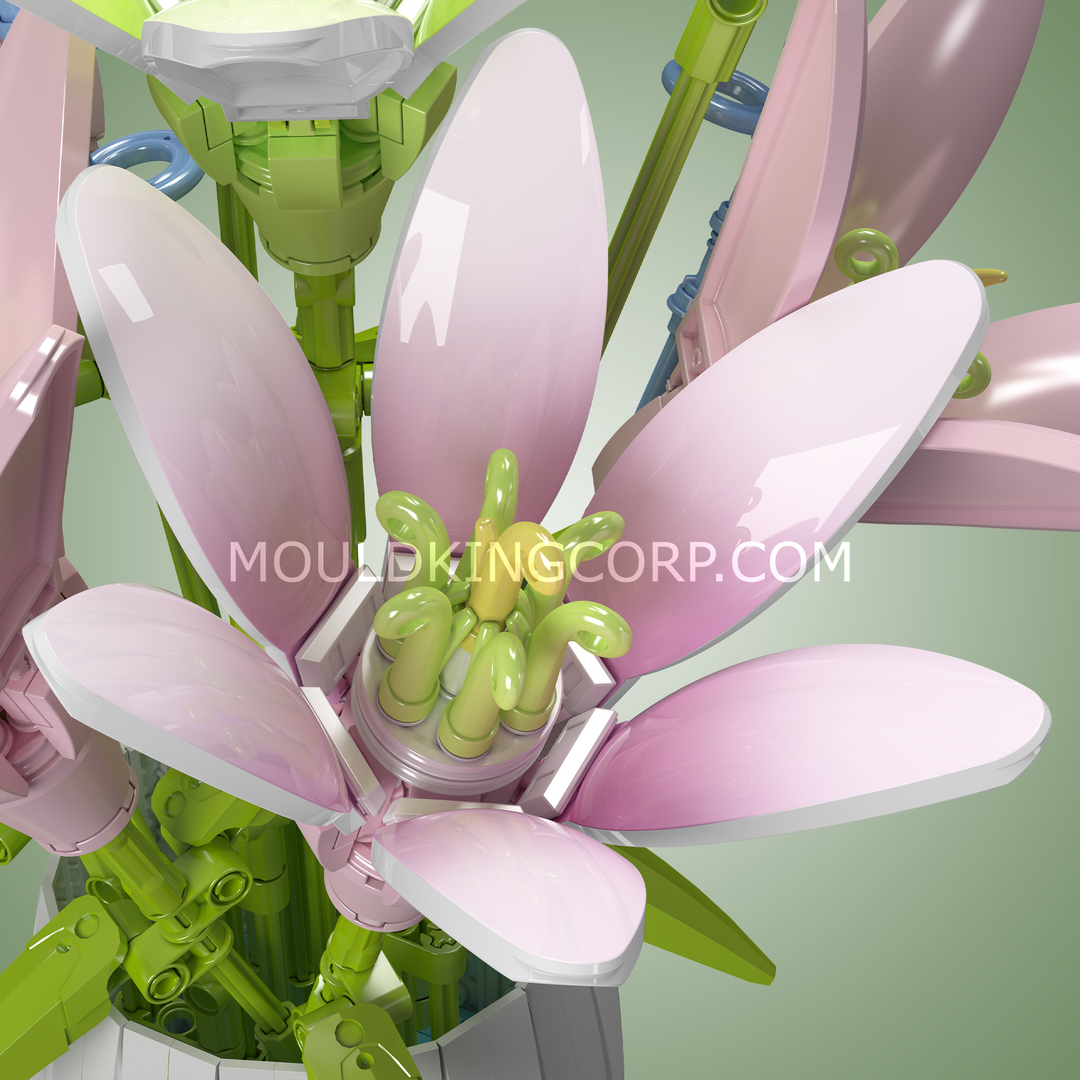 Mallenkoning 10057 Lelie Bloemen Boeket Bouwset | 1.006 stuks