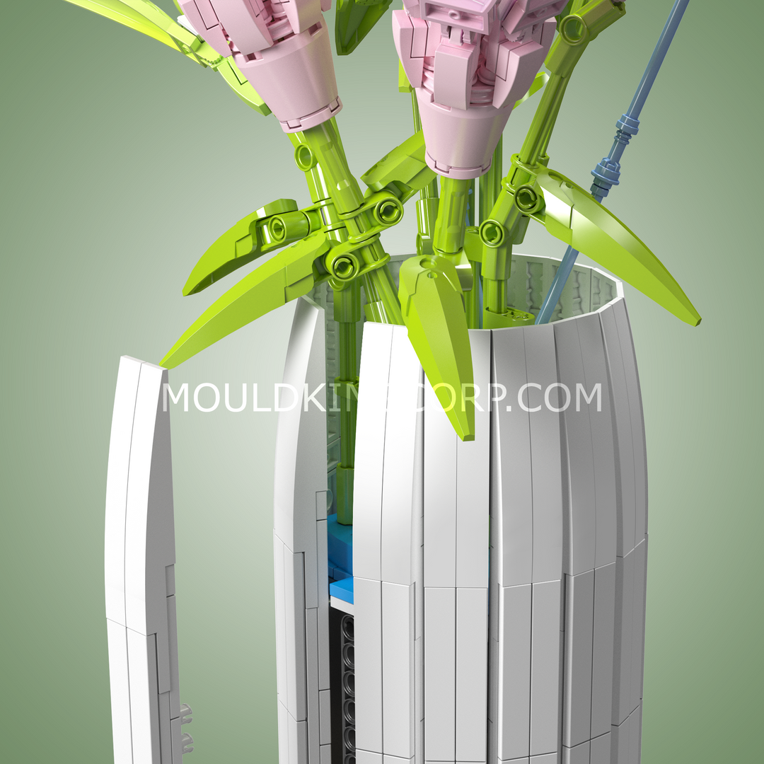 Mallenkoning 10057 Lelie Bloemen Boeket Bouwset | 1.006 stuks