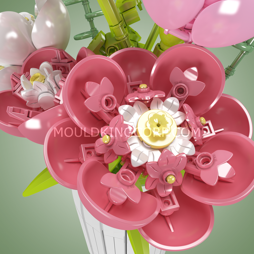 Matrijzenkoning 10059 Pioenbloemen boeket bouwpakket | 866 stuks