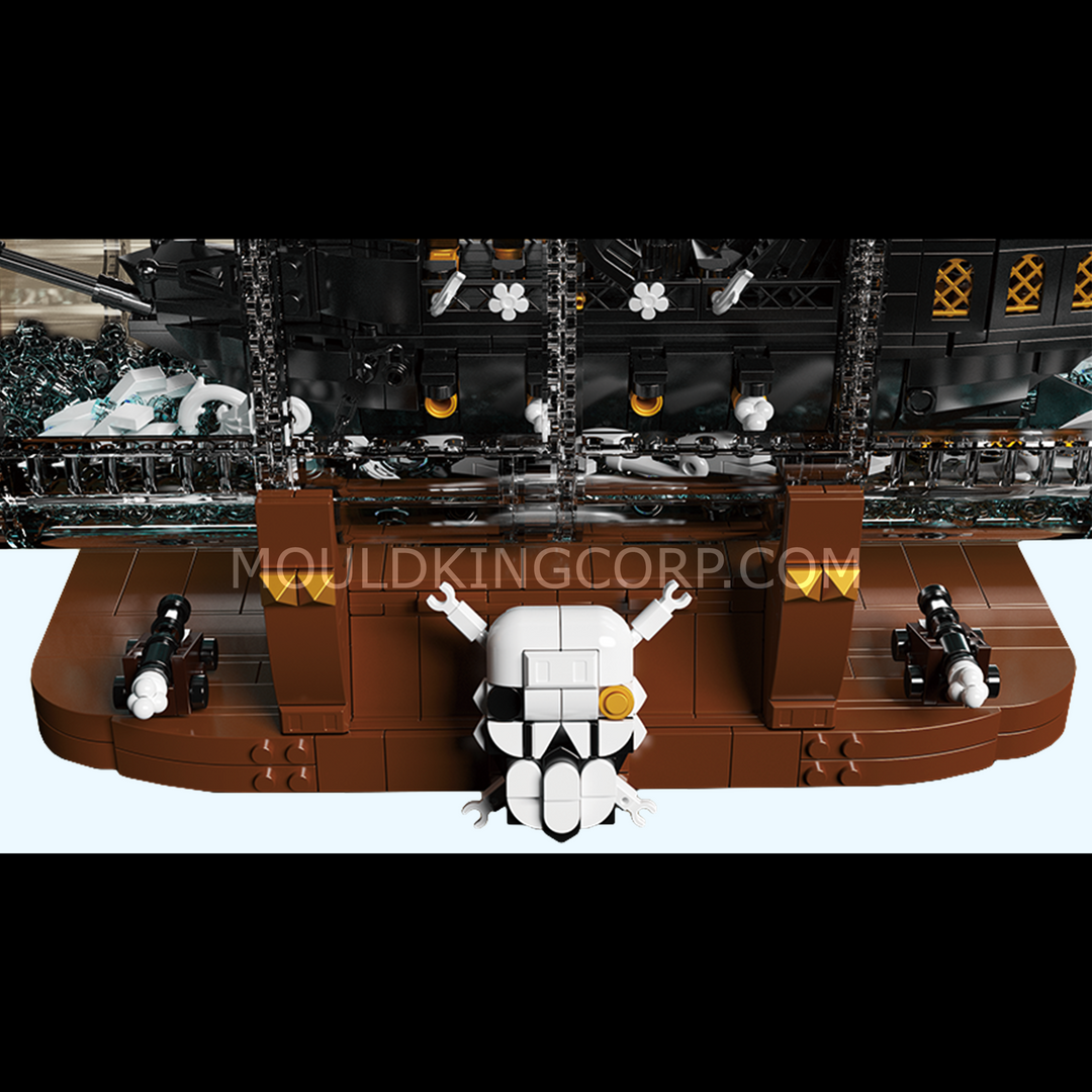 Mould King 10065 Schwarzes Piratenschiff-in-der-Flasche-Bauset | 2.206 Teile