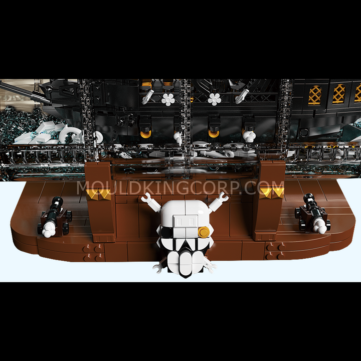 Mould King 10065 Schwarzes Piratenschiff-in-der-Flasche-Bauset | 2.206 Teile