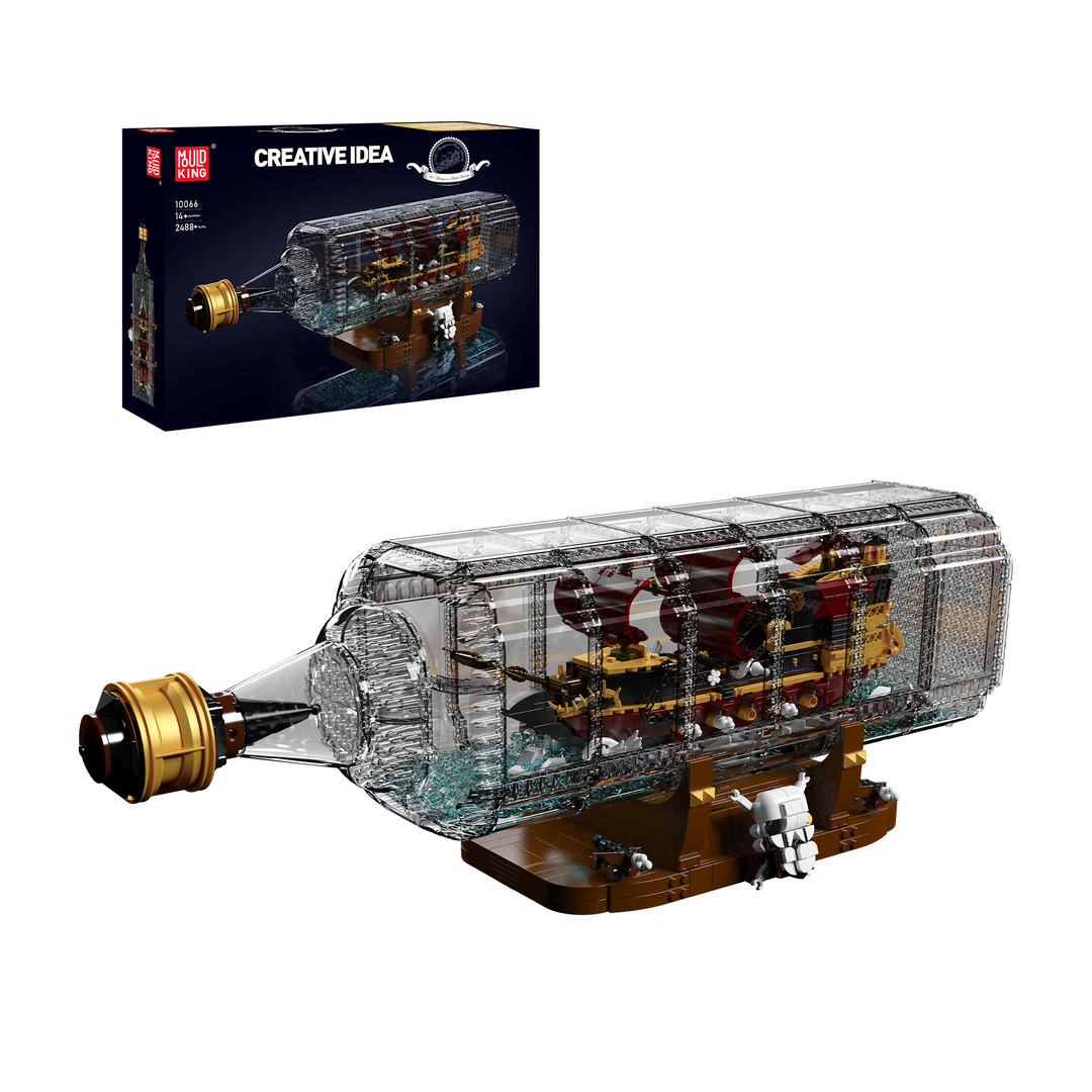 Mallenkoning 10066 Koningin Revenger schip-in-een-fles bouwset | 2.488 stuks