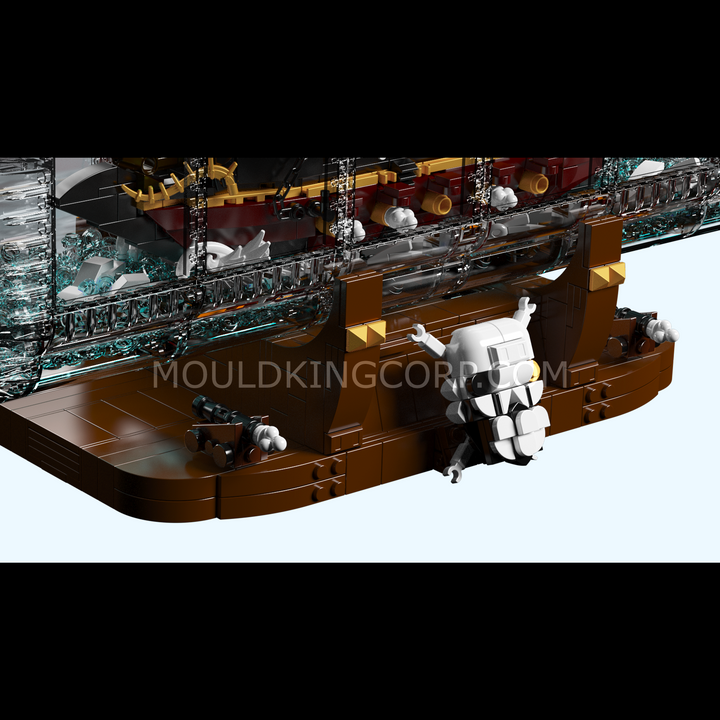 Mallenkoning 10066 Koningin Revenger schip-in-een-fles bouwset | 2.488 stuks