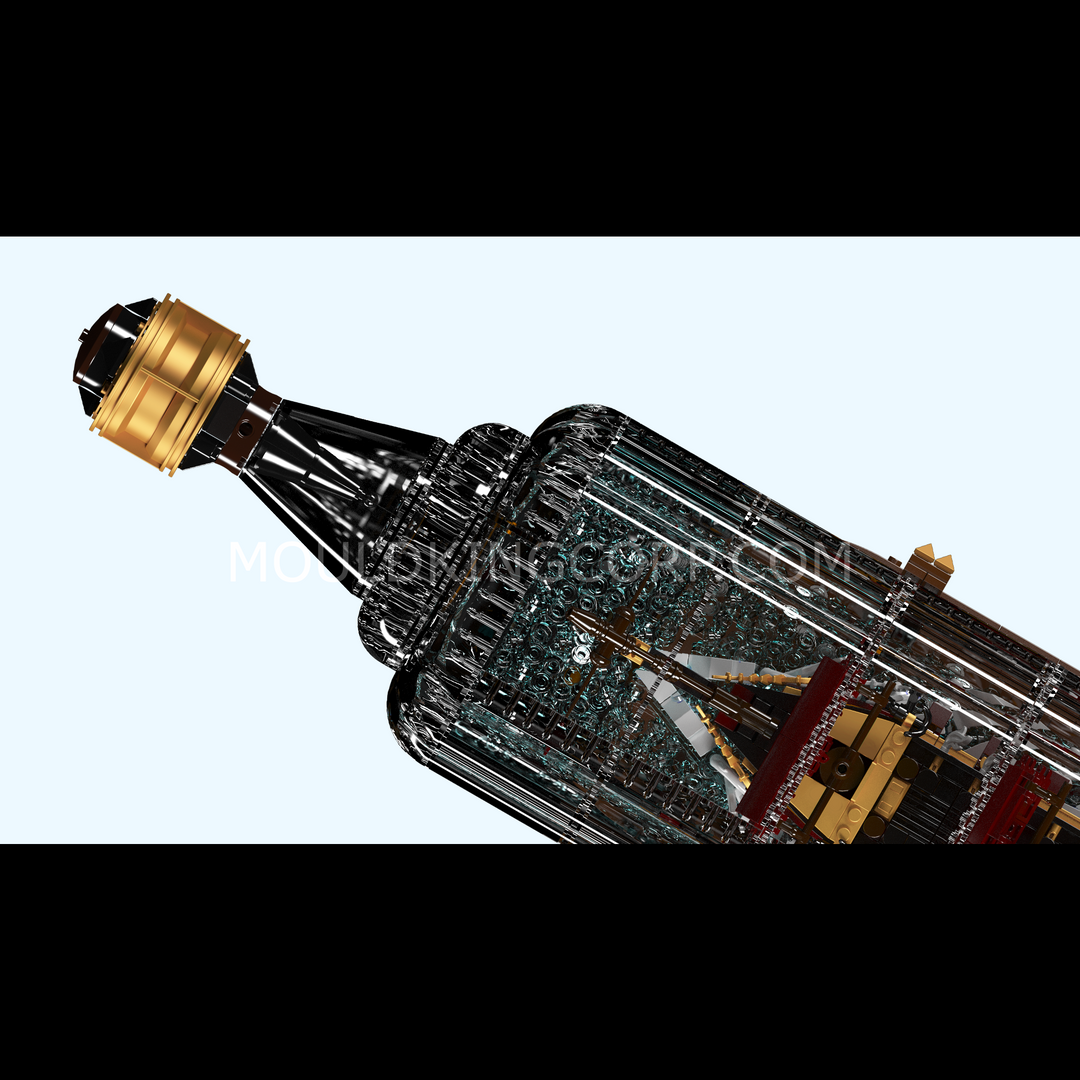 Mallenkoning 10066 Koningin Revenger schip-in-een-fles bouwset | 2.488 stuks