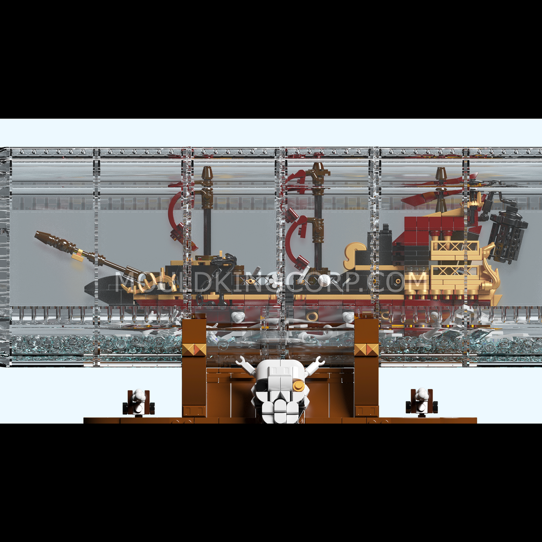 Mallenkoning 10066 Koningin Revenger schip-in-een-fles bouwset | 2.488 stuks