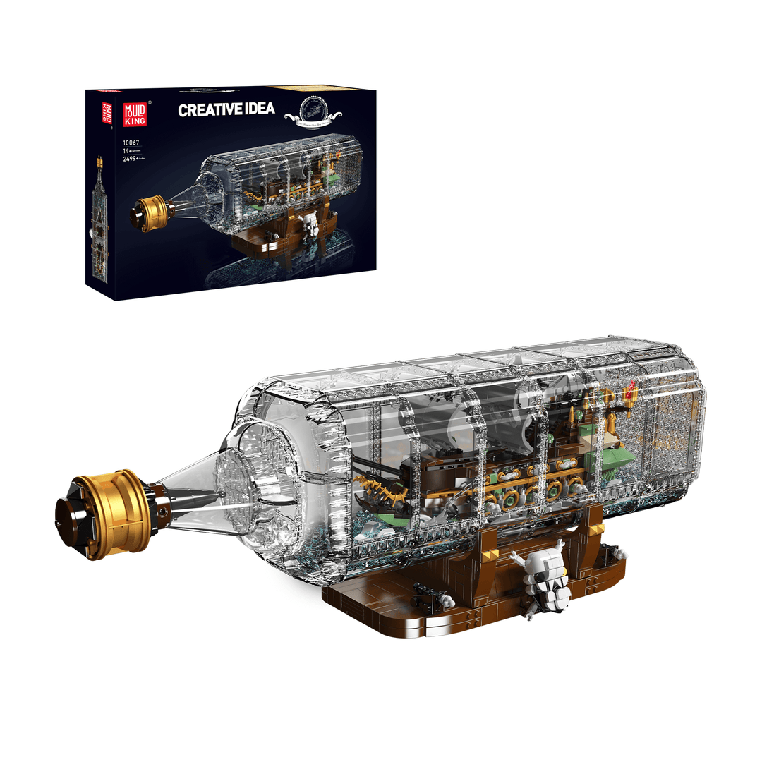 Mould King 10067 Flying Dutchman Schiff-In-einer-Flasche-Bausatz | 2.499 Teile