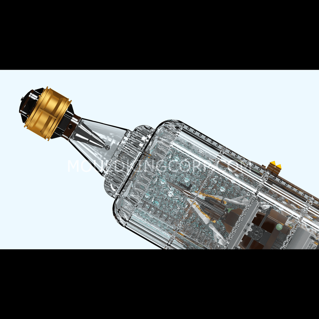 Mould King 10067 Flying Dutchman Schiff-In-einer-Flasche-Bausatz | 2.499 Teile