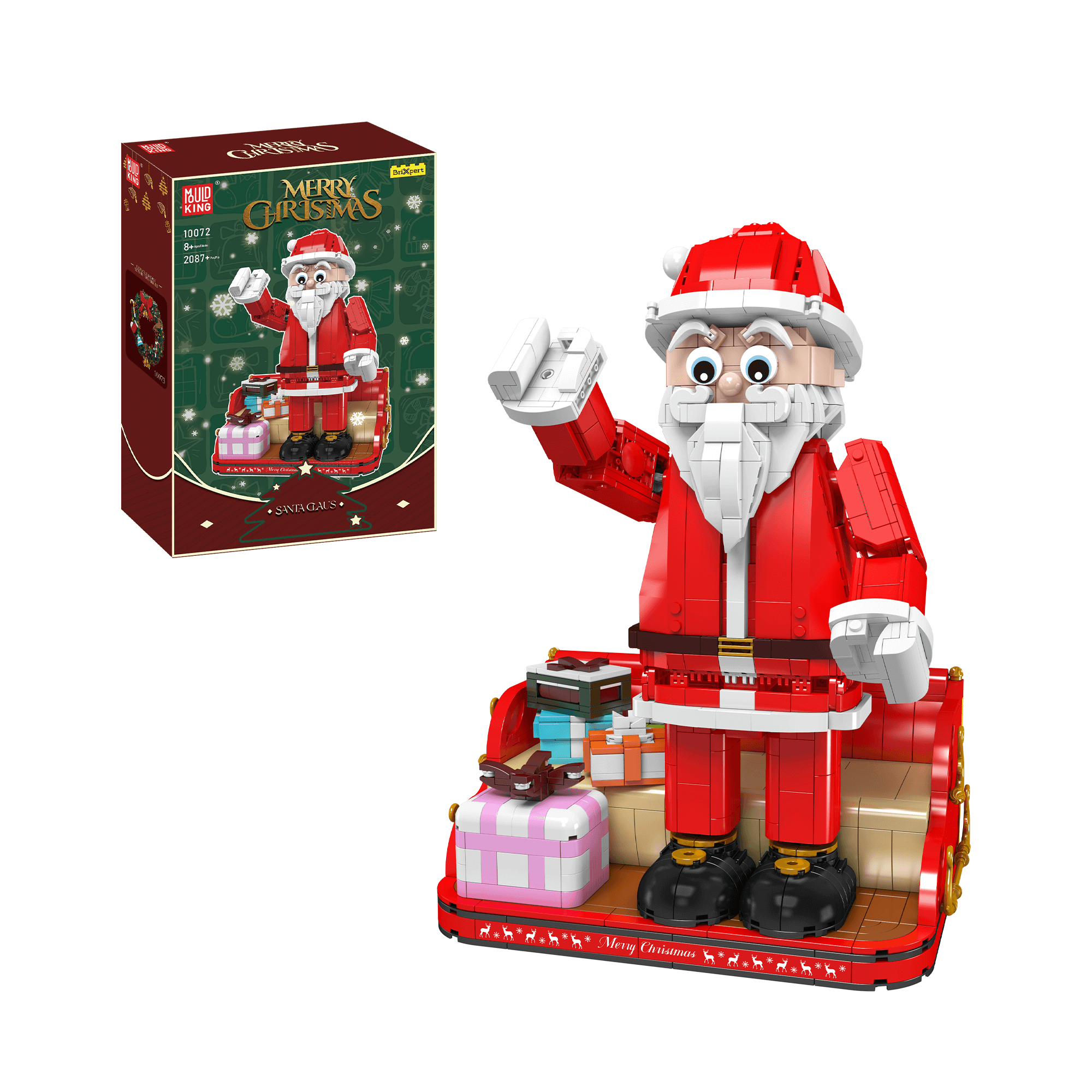 Mould King 10072 Gifted Santa Claus Christmas Building Toy Set Mould King 10072 Gifted Santa Claus Christmas Building Toy Set
