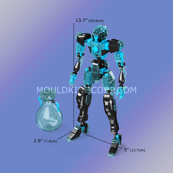 Mould King 10077 Aquarius of The Zodiac Series Building Set | 548 Pcs
