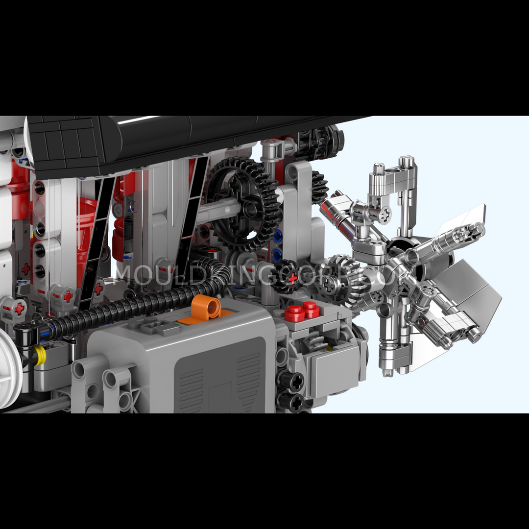 Mould King 10087 Motorised L4 Gasoline Engine Building Set | 1,787 Pcs