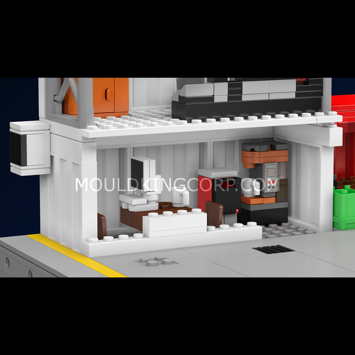 Mallenkoning 10142 Dock Scheepsreparatie Fabriek Bouwset | 1.273 Stuks