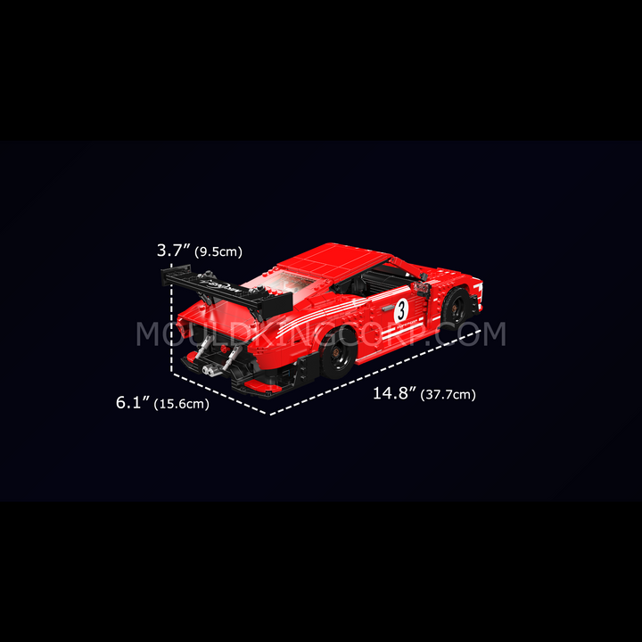 Mallenkoning 10167 Duitse 935 Endurance Racewagen Modelbouwset | 1.717 Stuks