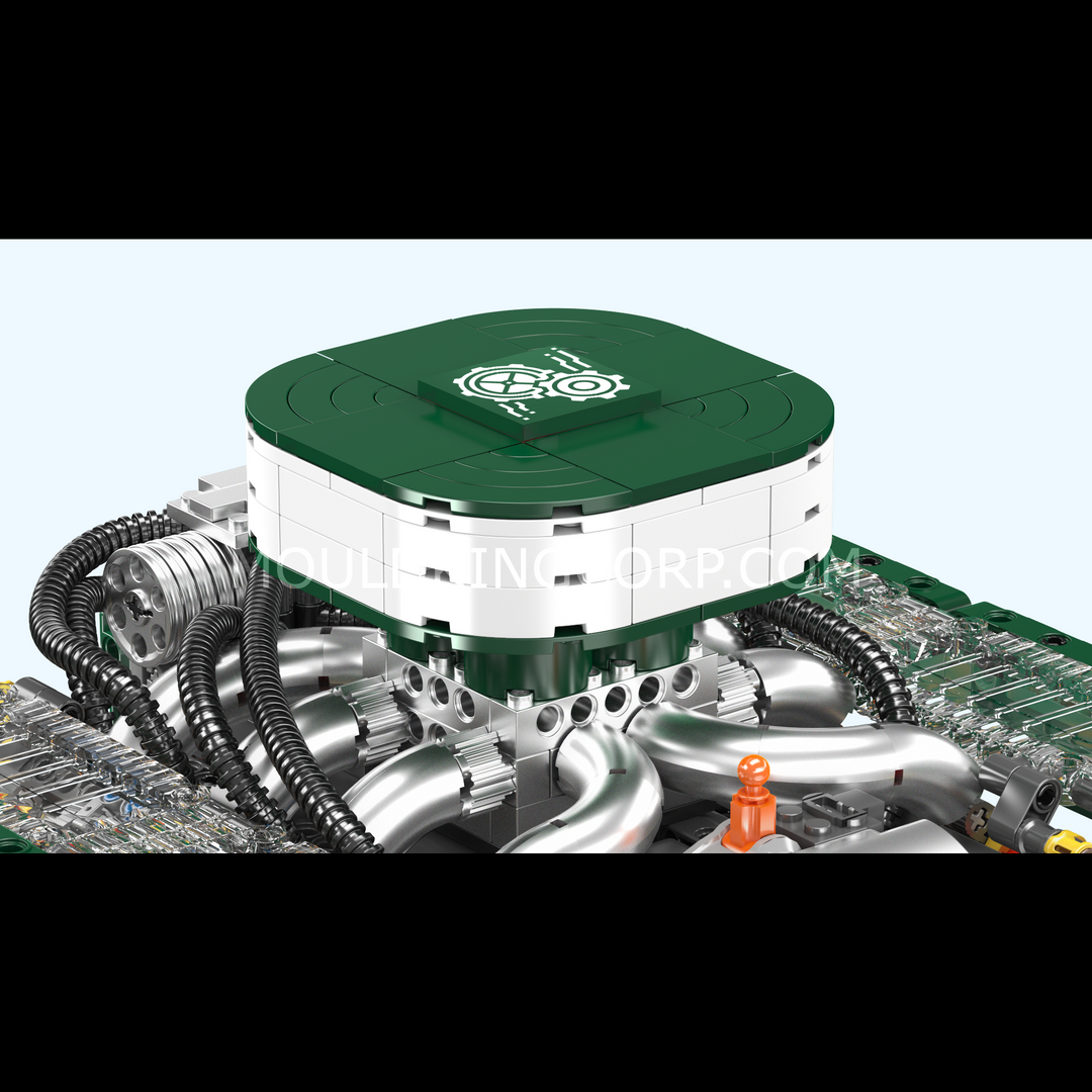 Mould King 10182 Kit de construction de moteur de char V8 motorisé | 2 250 pièces