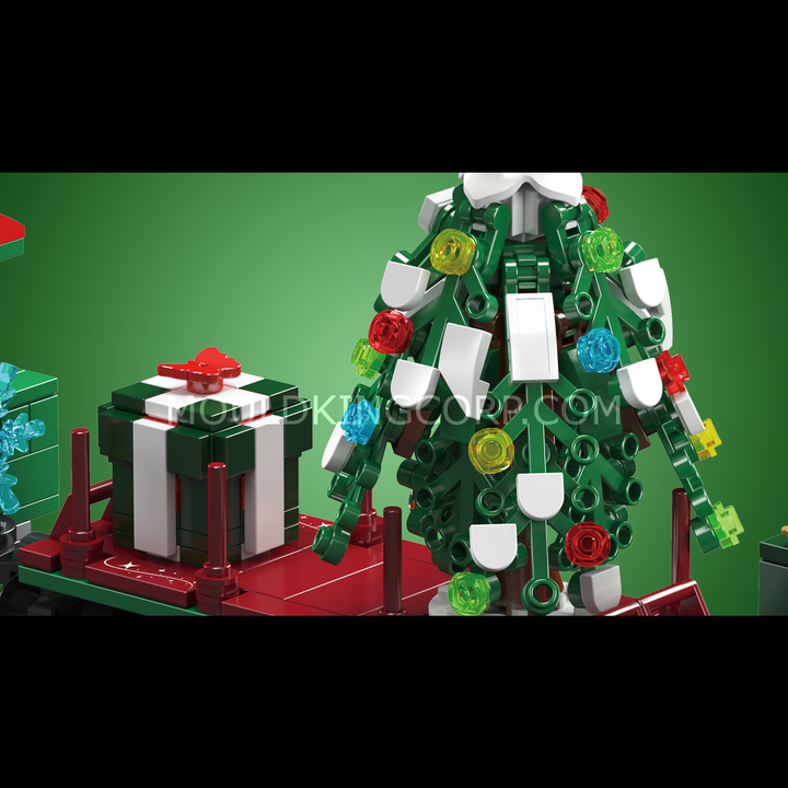 Mould King 12039 Christmas Train ESU KG230 Diesel Locomotive Building Set | 922 Pcs