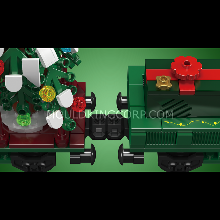 Mould King 12039 Christmas Train ESU KG230 Diesel Locomotive Building Set | 922 Pcs