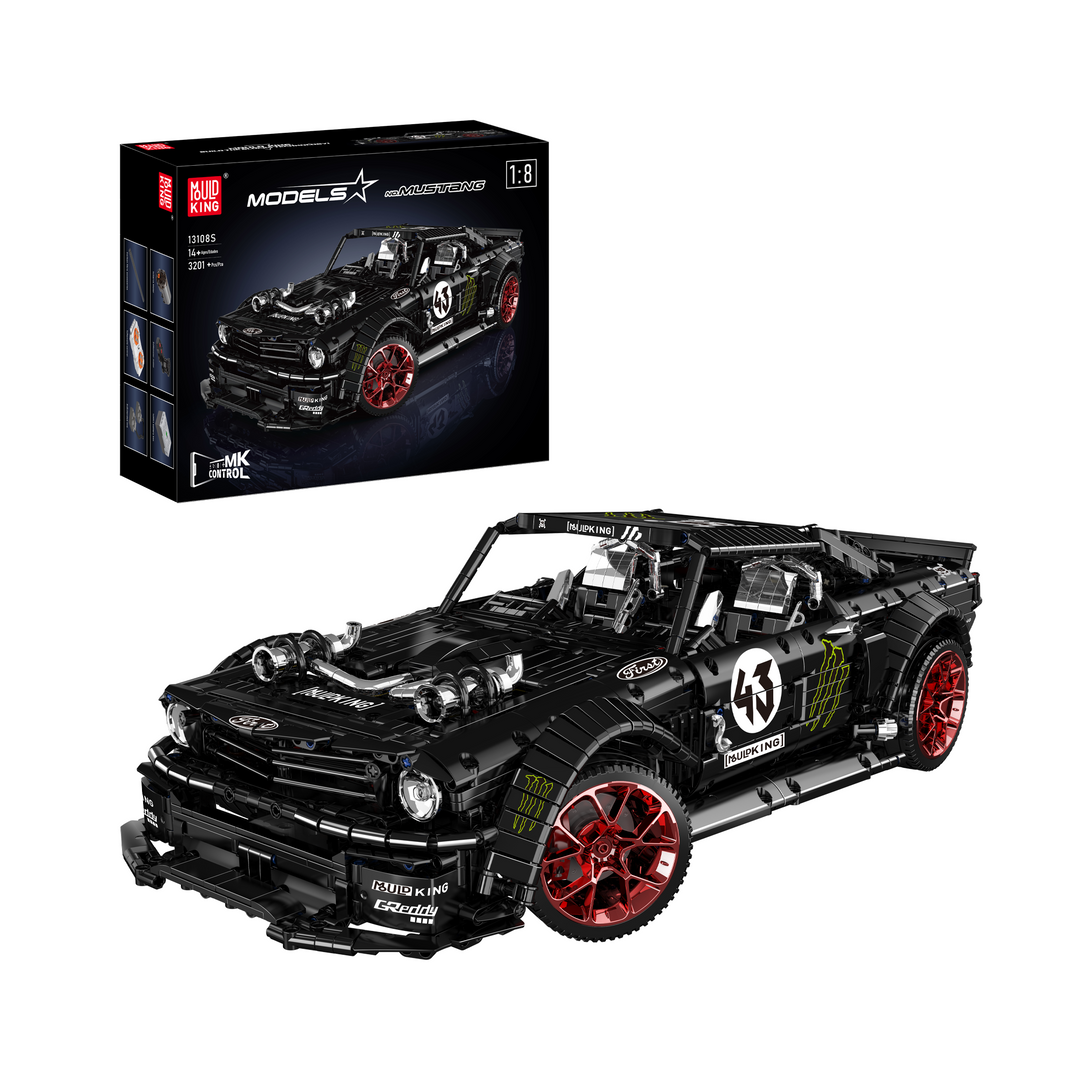 Mallenkoning 13108S Mustang 1.400 pk op afstand bestuurbare sportwagen modelbouwset | 3,201