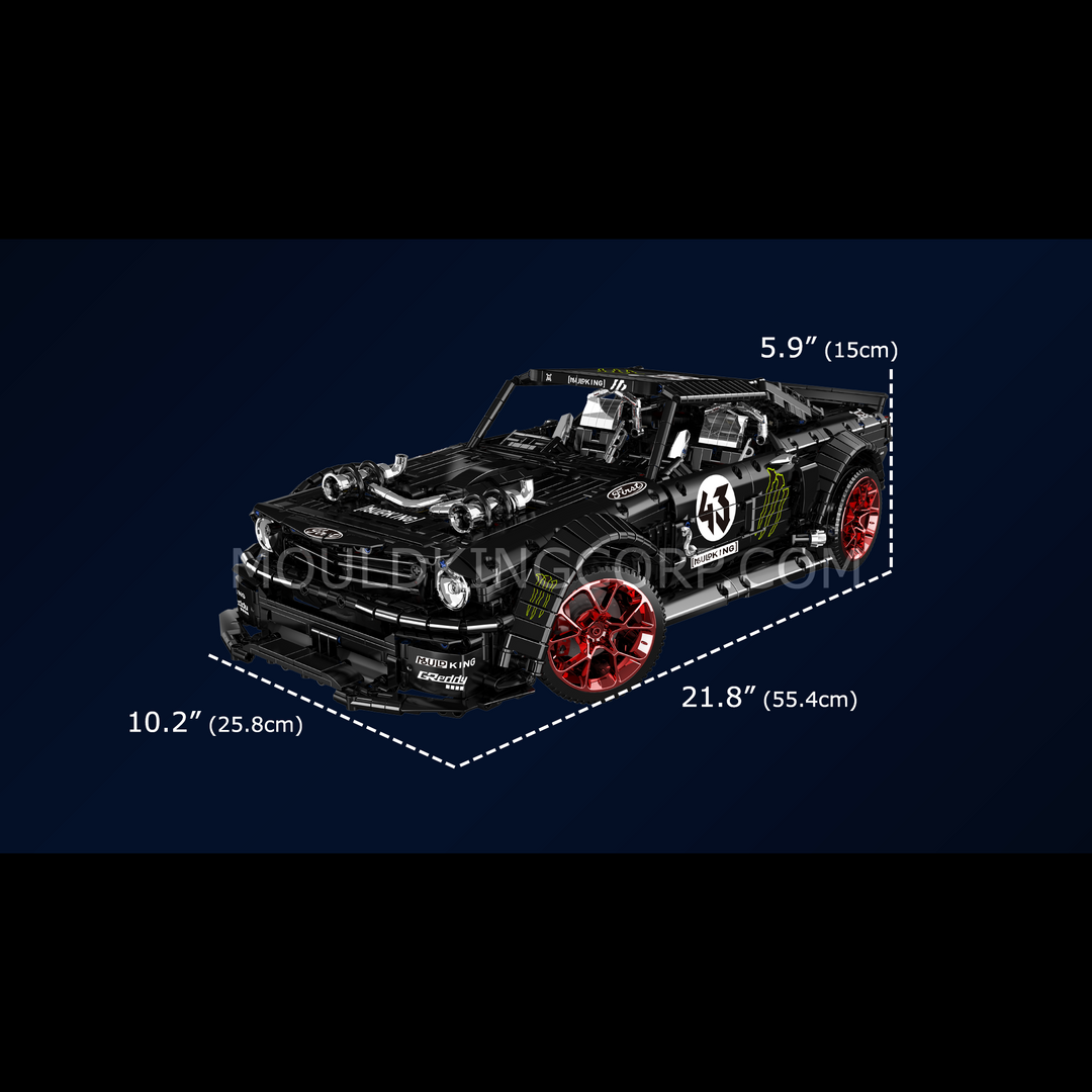 Mallenkoning 13108S Mustang 1.400 pk op afstand bestuurbare sportwagen modelbouwset | 3,201