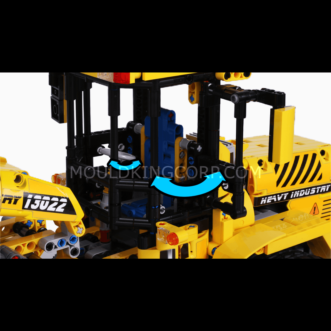 Mould King 13122S Remote Controlled Bucket Loader Building Set | 1582 Pcs