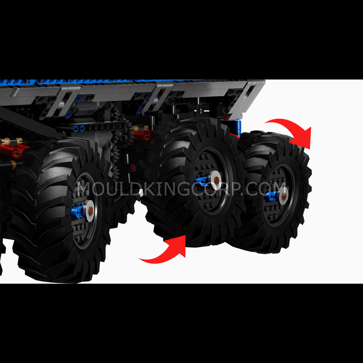 MOULD KING 13144 TA-TRAL 8WD RC Off-road Truck Building Set | 3,647 PCS
