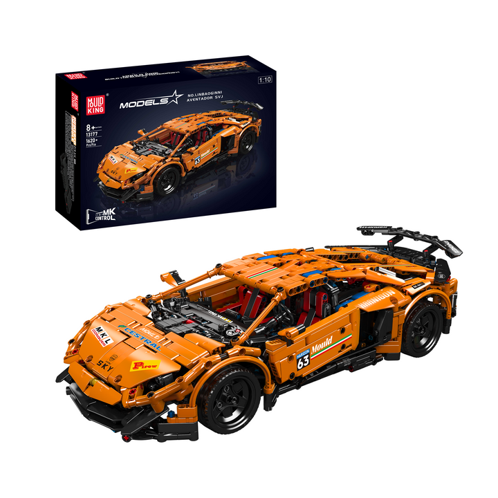 MOULD KING 13177 Italian Bull SVJ Remote Controlled Car Building Set | 1,608 PCS