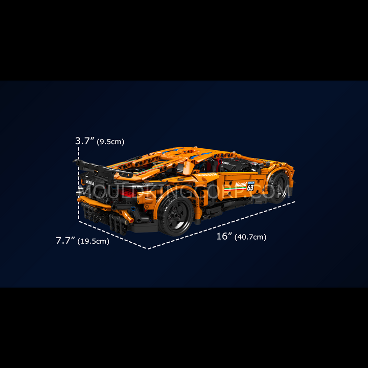 MOULD KING 13177 Italian Bull SVJ Remote Controlled Car Building Set | 1,608 PCS