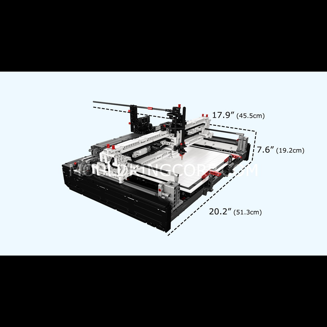 Mould King 13181 Elektrischer Stiftplotter-Bausatz | 3.088 Teile