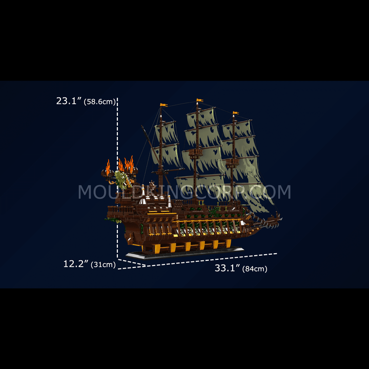 Mould King 13197 Der Fliegende Holländer Privatschiff Modellbausatz | 4.364 Teile