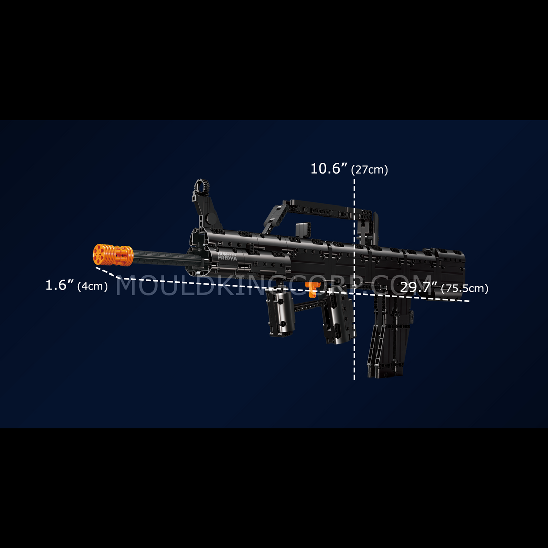 Fusil à construire MOULD KING 14005S QBZ-95 | 874 CPS