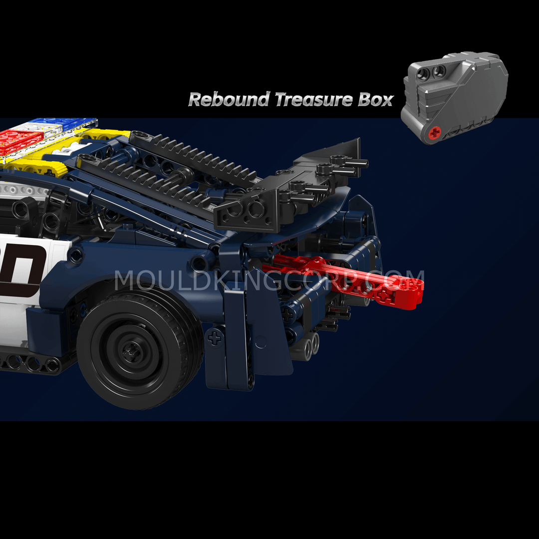 Mallenkoning 15073 Mustang Politieauto Bouwmodel Set | 786 Stuks
