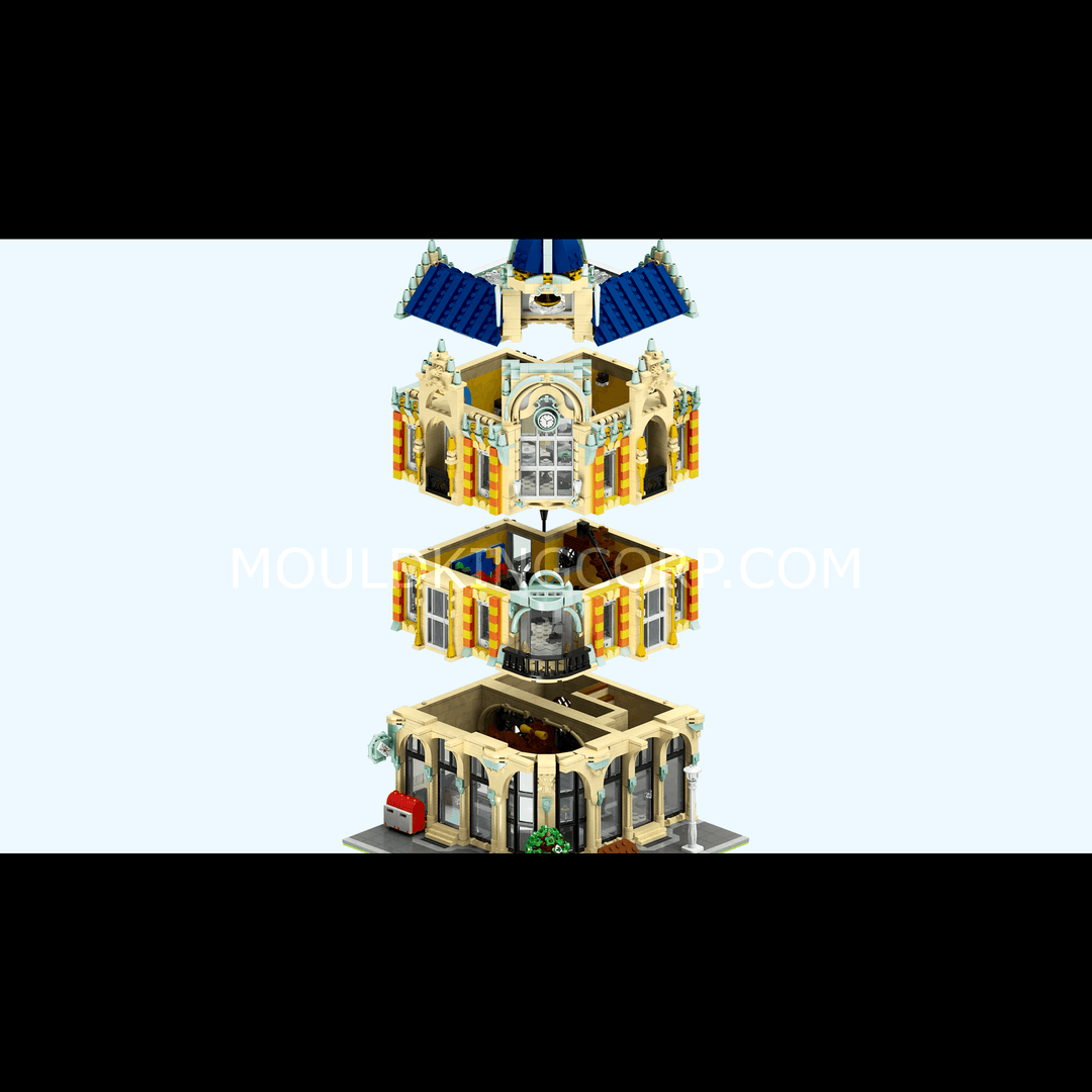 MOULD KING 16010 Cornor Post Office-Bausatz | 4.030 Teile