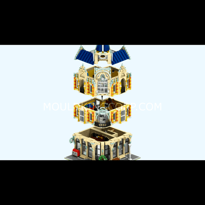 MOULD KING 16010 Cornor Post Office-Bausatz | 4.030 Teile