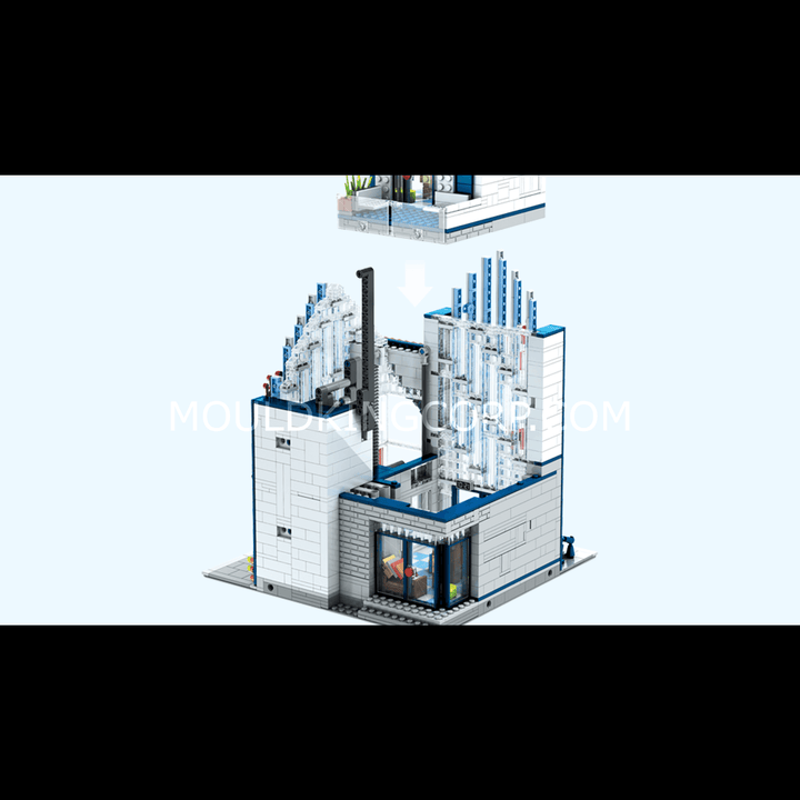 Mould King 16022 Moderner Bibliotheksbausatz | 2.788 Teile
