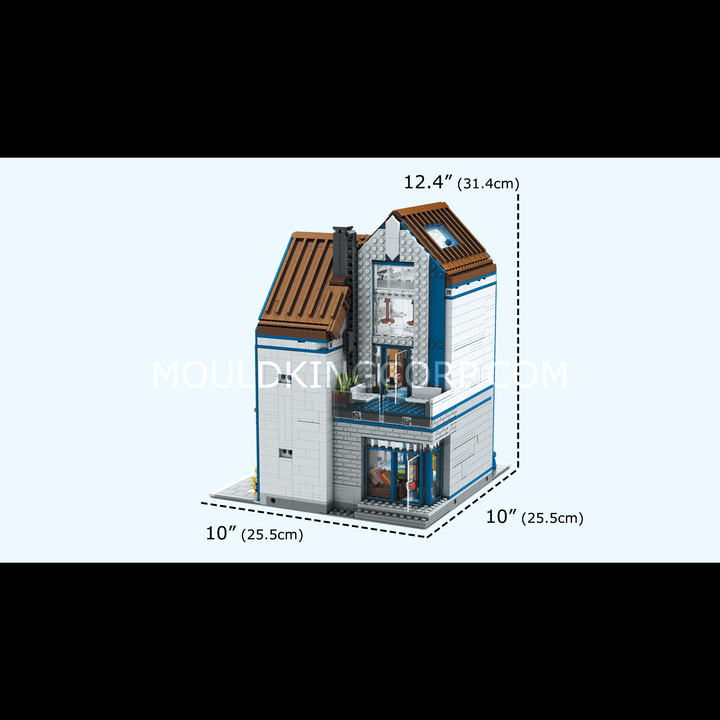 Mould King 16022 Moderner Bibliotheksbausatz | 2.788 Teile