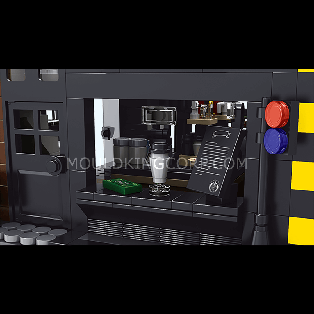 Mallenkoning 16036 Moderne Koffieshop MOC Bouwset | 2.728 Sets