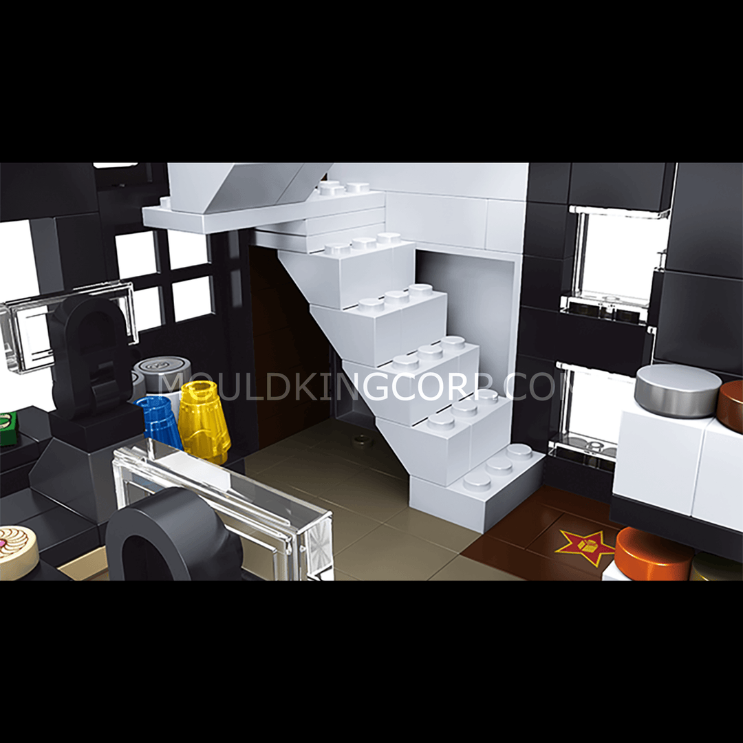 Mallenkoning 16036 Moderne Koffieshop MOC Bouwset | 2.728 Sets