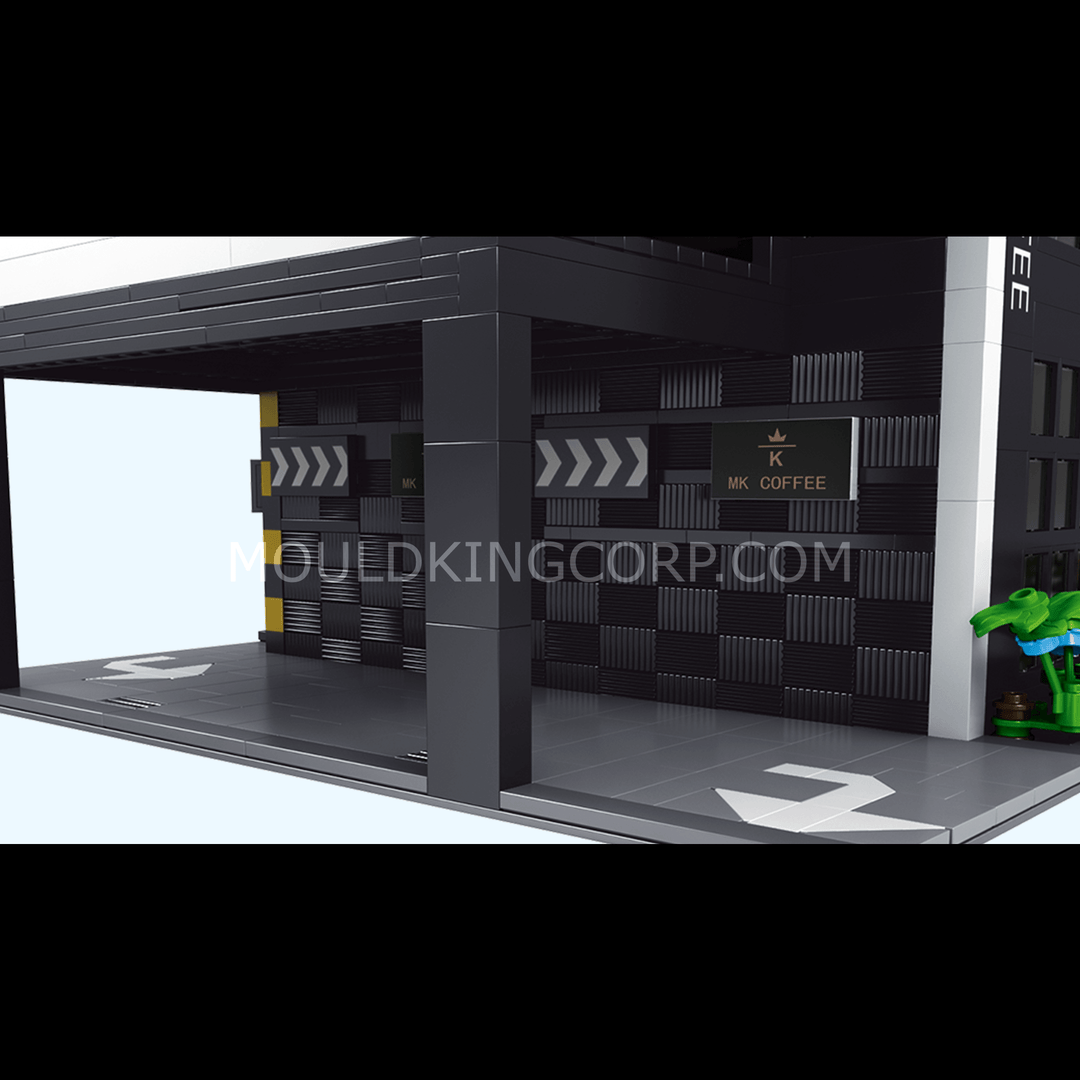Mallenkoning 16036 Moderne Koffieshop MOC Bouwset | 2.728 Sets