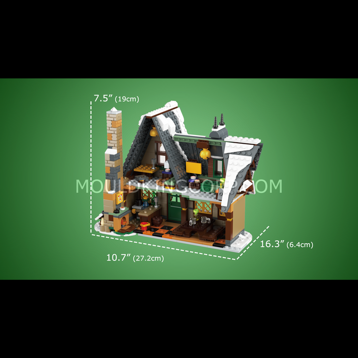 Mould King 16049 Christmas Cottage Building Set | 766 PCS
