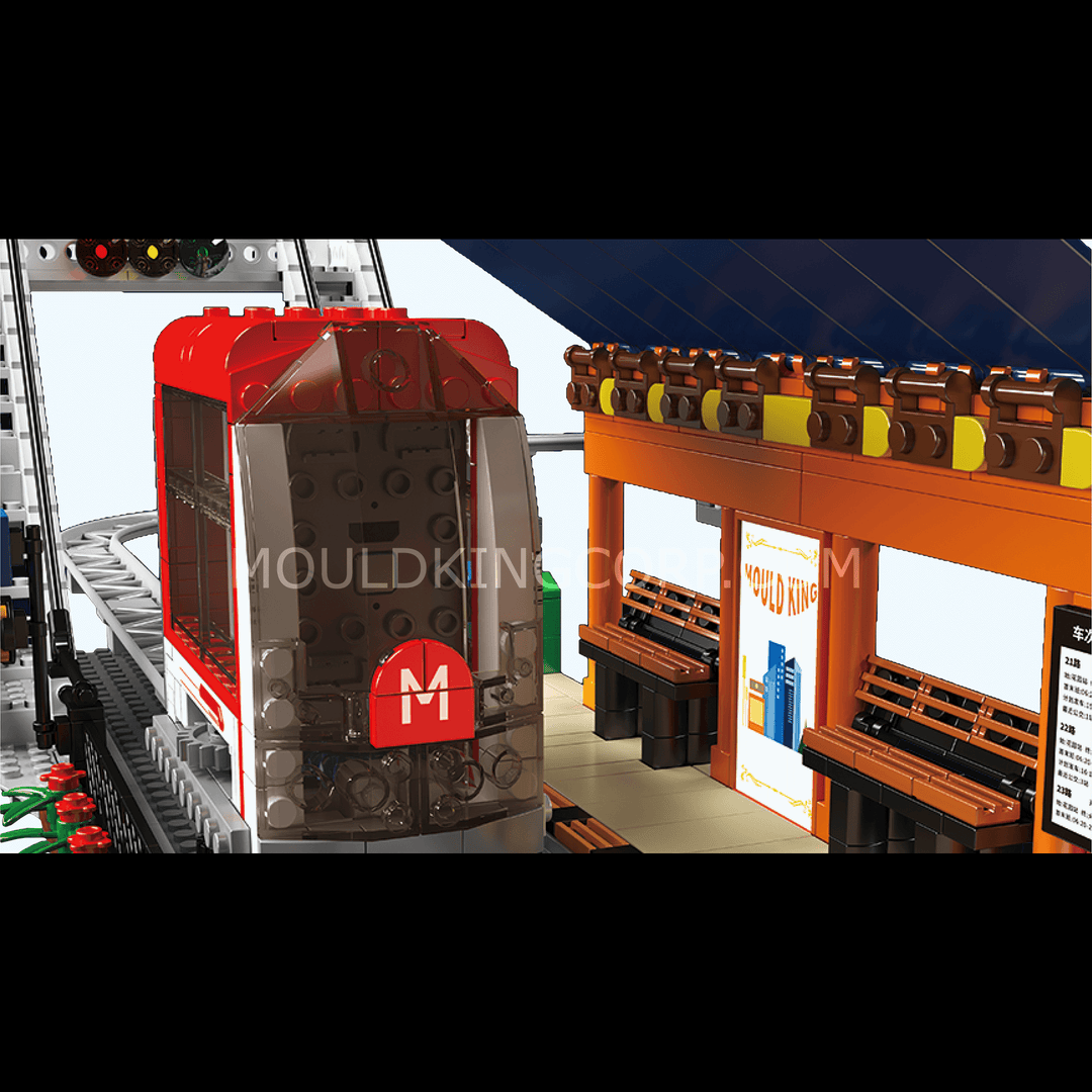 Mallenkoning 16052 gemotoriseerde monorail bouwset | 1.488 stuks