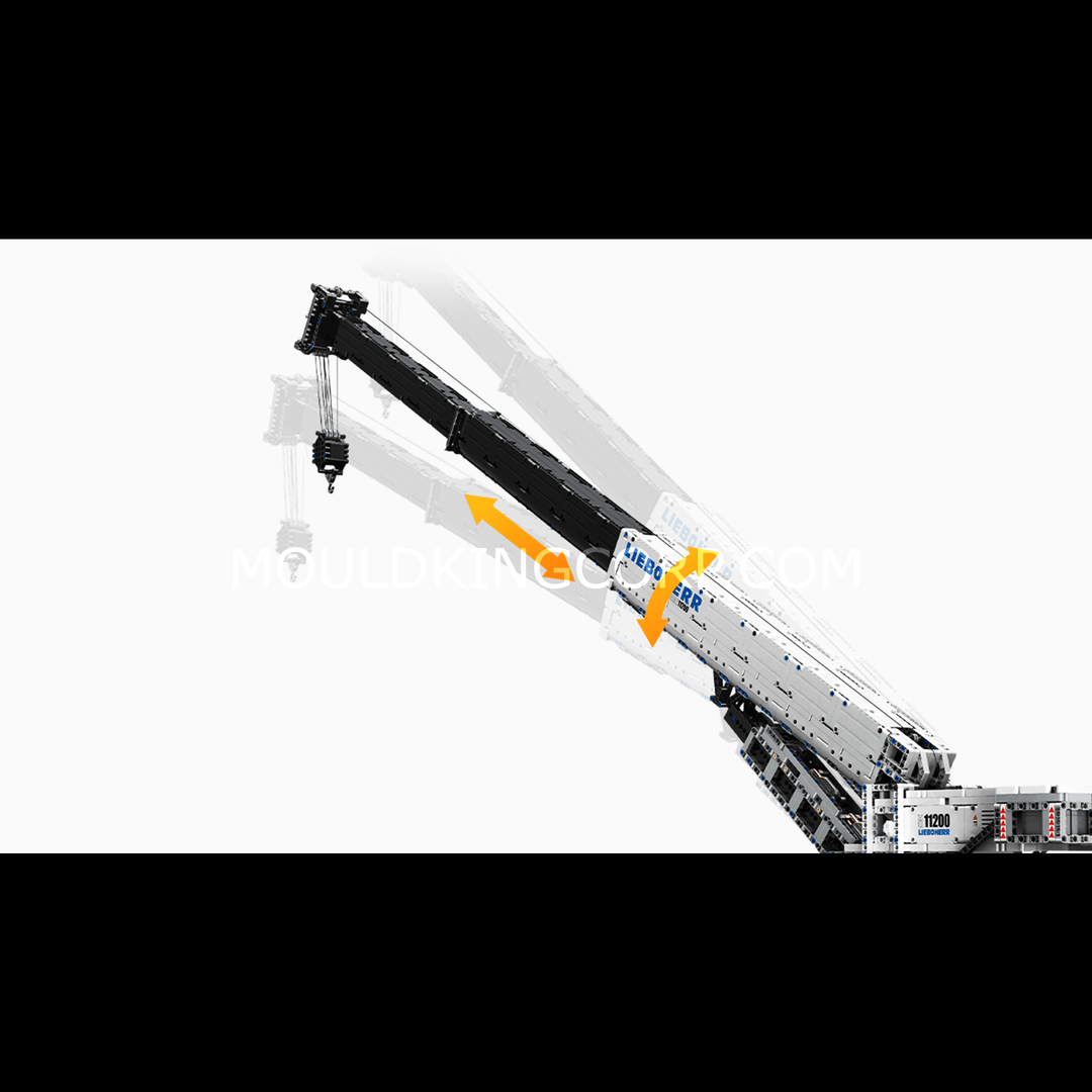 MOULD KING 17002 Grue sur chenilles 11200 Ensemble de construction | 4000 pièces