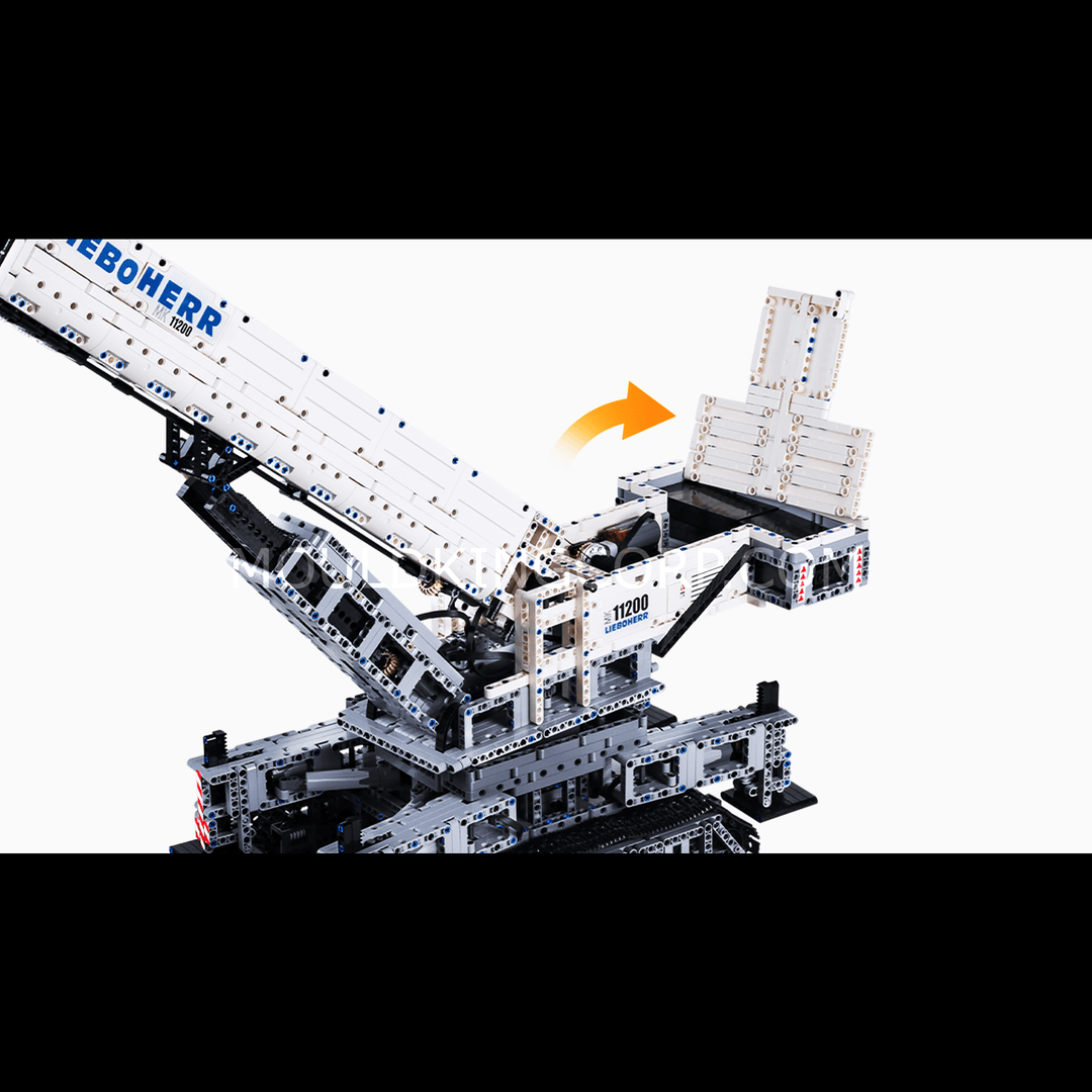 MOULD KING 17002 Grue sur chenilles 11200 Ensemble de construction | 4000 pièces
