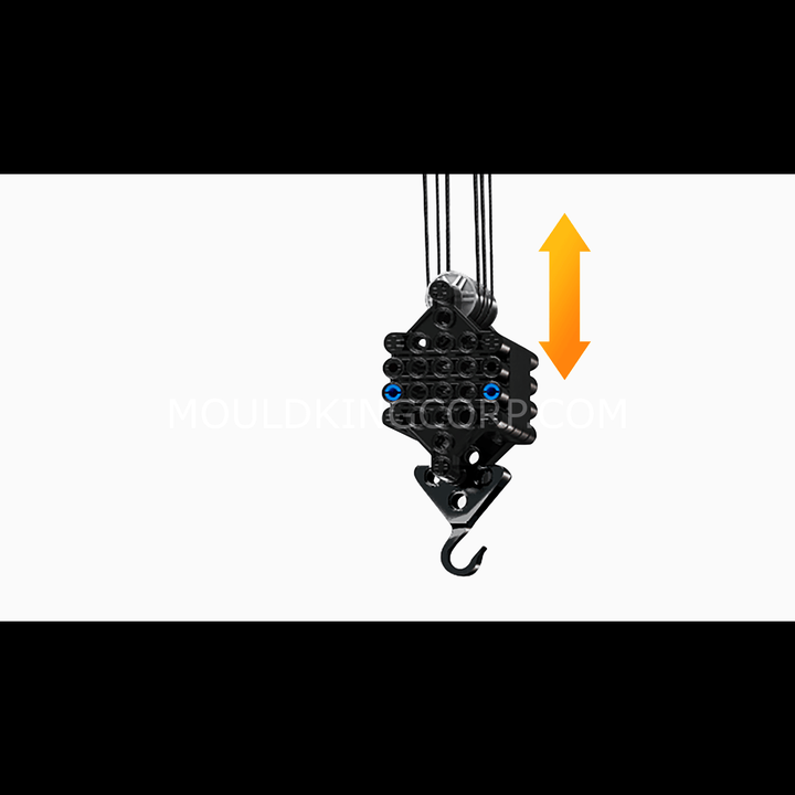 MOULD KING 17002 Grue sur chenilles 11200 Ensemble de construction | 4000 pièces