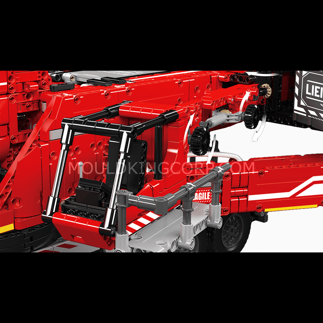 Ensemble de construction de grue télécommandée Mould King 17007 Ultimate Liebherr LTM 11200 | 8 506 pièces