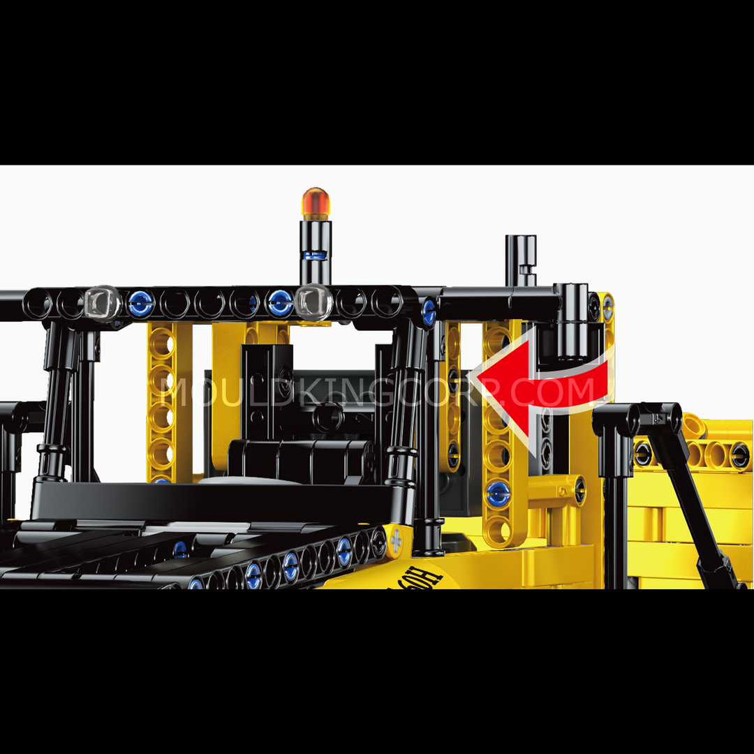 Ensemble de jouets de construction de camion à benne basculante télécommandé MOULD KING 17010S | 1 930 pièces