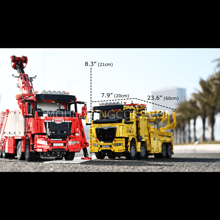 MOULD KING 17028 Brandweer- en reddingswagenbouwset met afstandsbediening | 4.883 PAKS