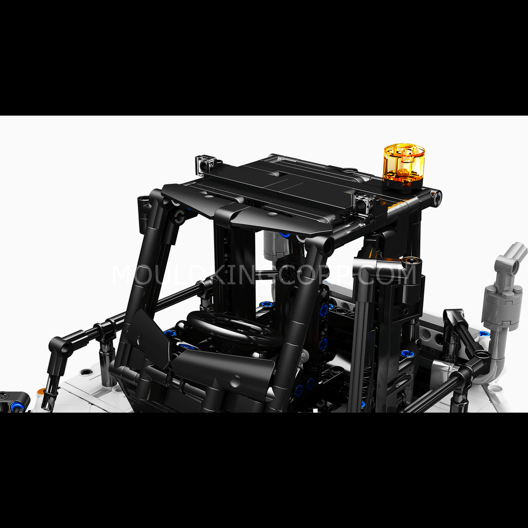 Ensemble de construction télécommandé pour chariot élévateur à conteneurs MOULD KING 17029/17030 | 4 878 pièces